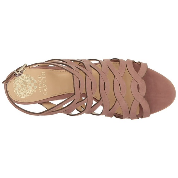 Vince Camuto Dusty Rose Norla Strappy Heels 7.5 - Picture 2 of 6